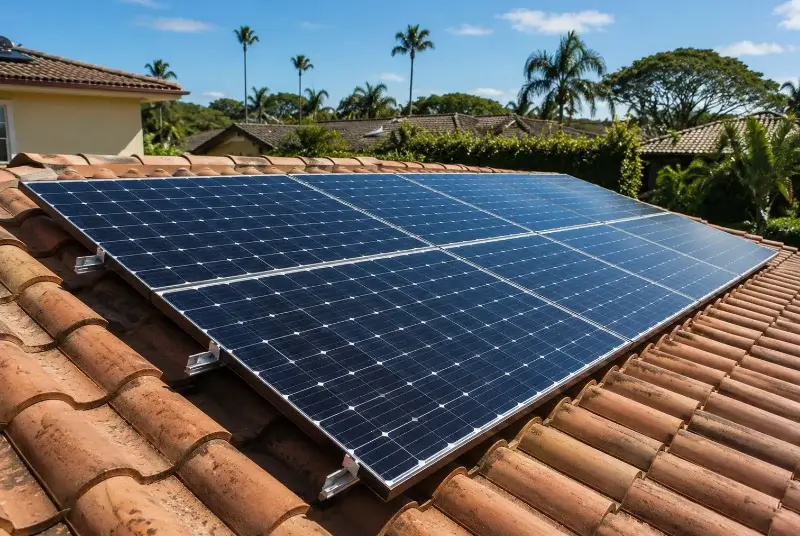 Installation de panneaux solaires aux Achards